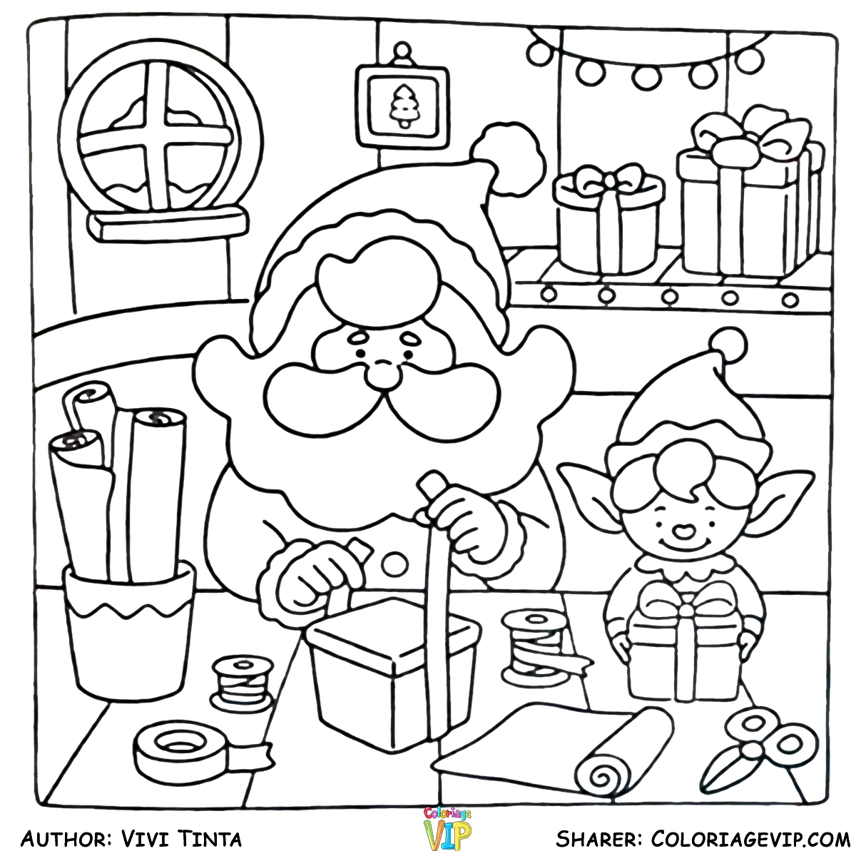 a imprimer coloriage Merry Lights gratuit 1