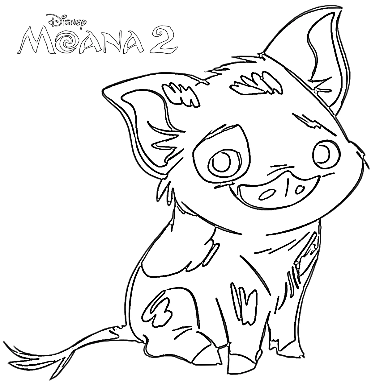 coloriage Moana 2 pour enfant gratuit