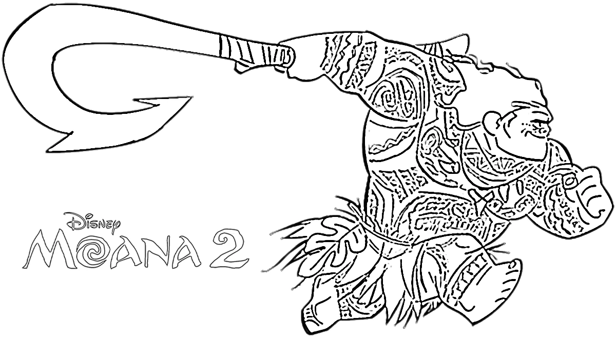 coloriage Moana 2 en ligne pour enfant 2