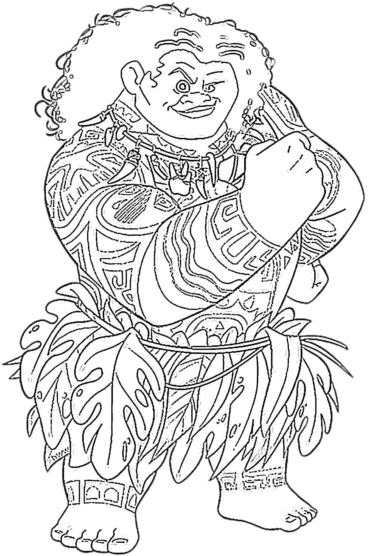 coloriage Moana 2 en ligne pour enfant 1