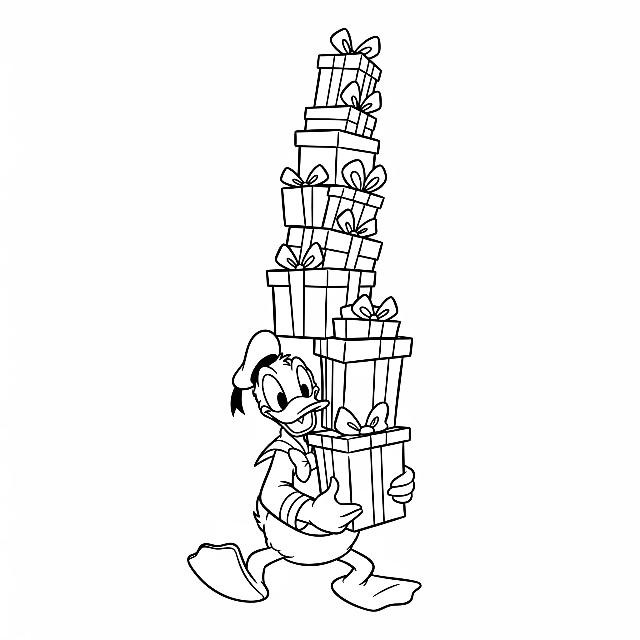 coloriage Noël Disney à imprimer