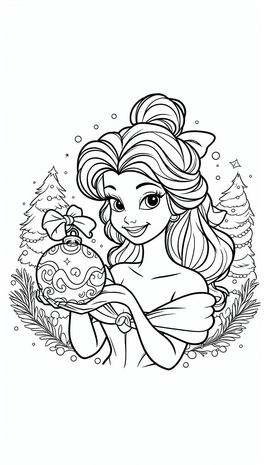 coloriage Noël Disney a colorier en ligne gratuitement