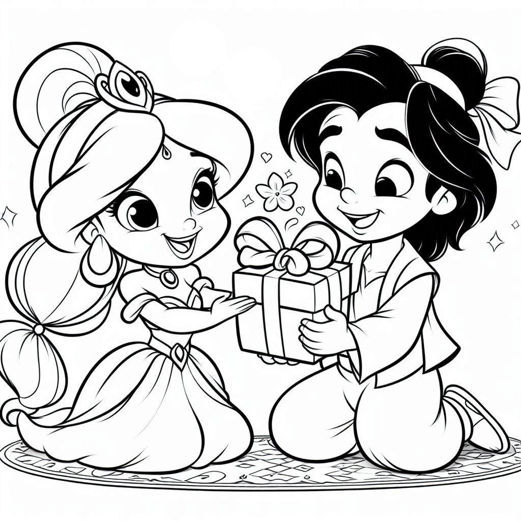 coloriage Noël Disney à imprimer