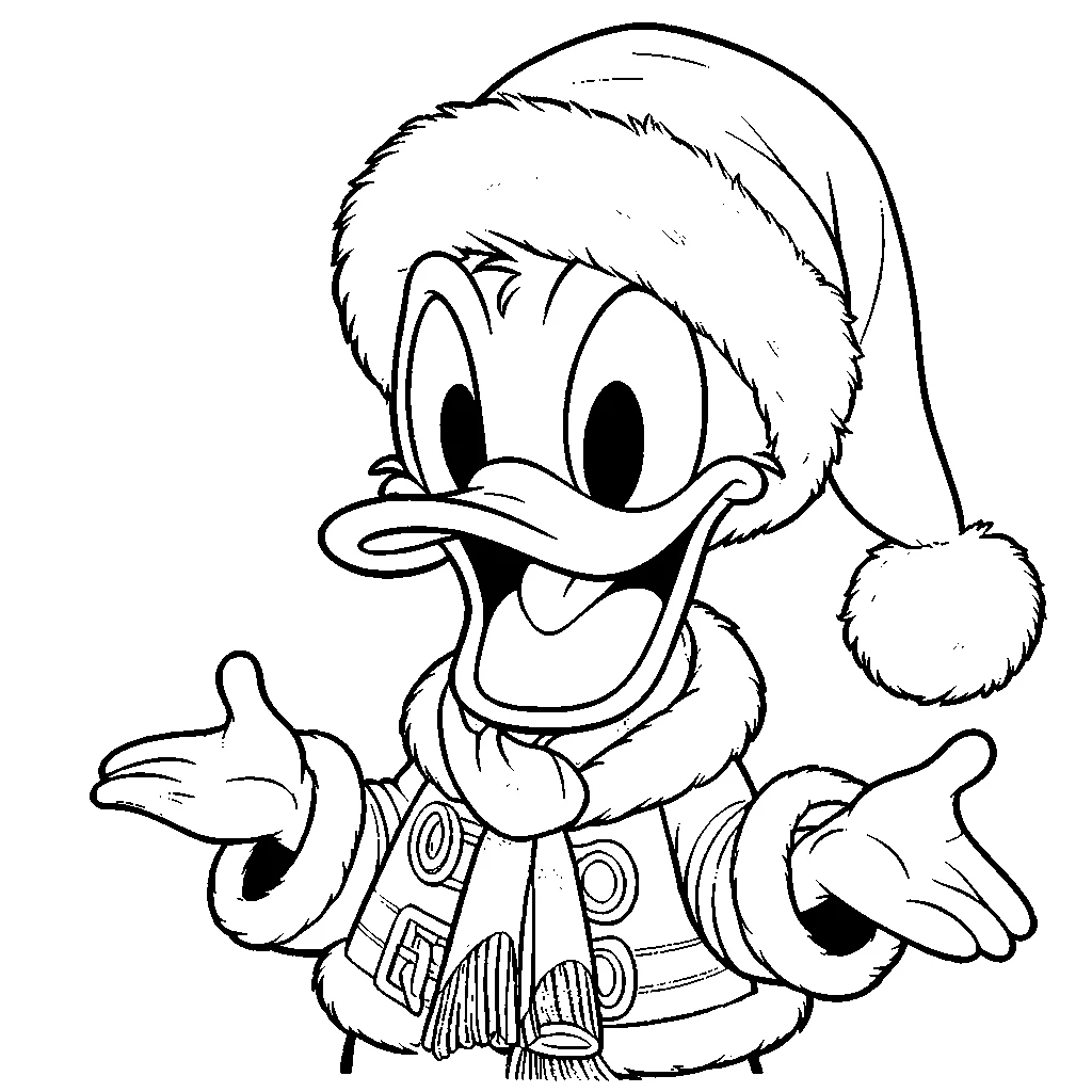 coloriage Noël Disney gratuit