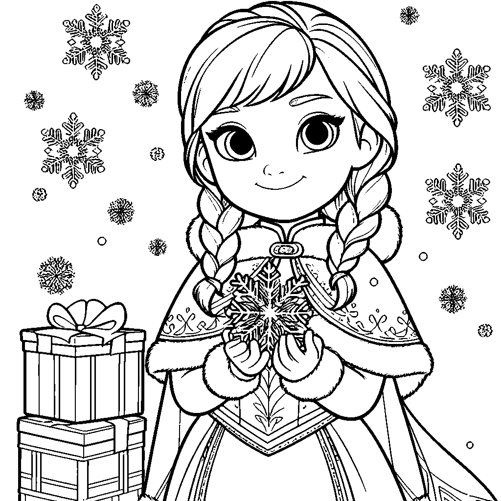 coloriage Noël Disney en ligne 1