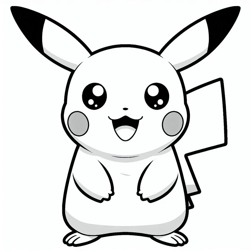 coloriage Pikachu en ligne