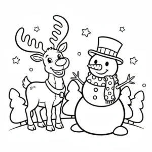 Renne de Noël