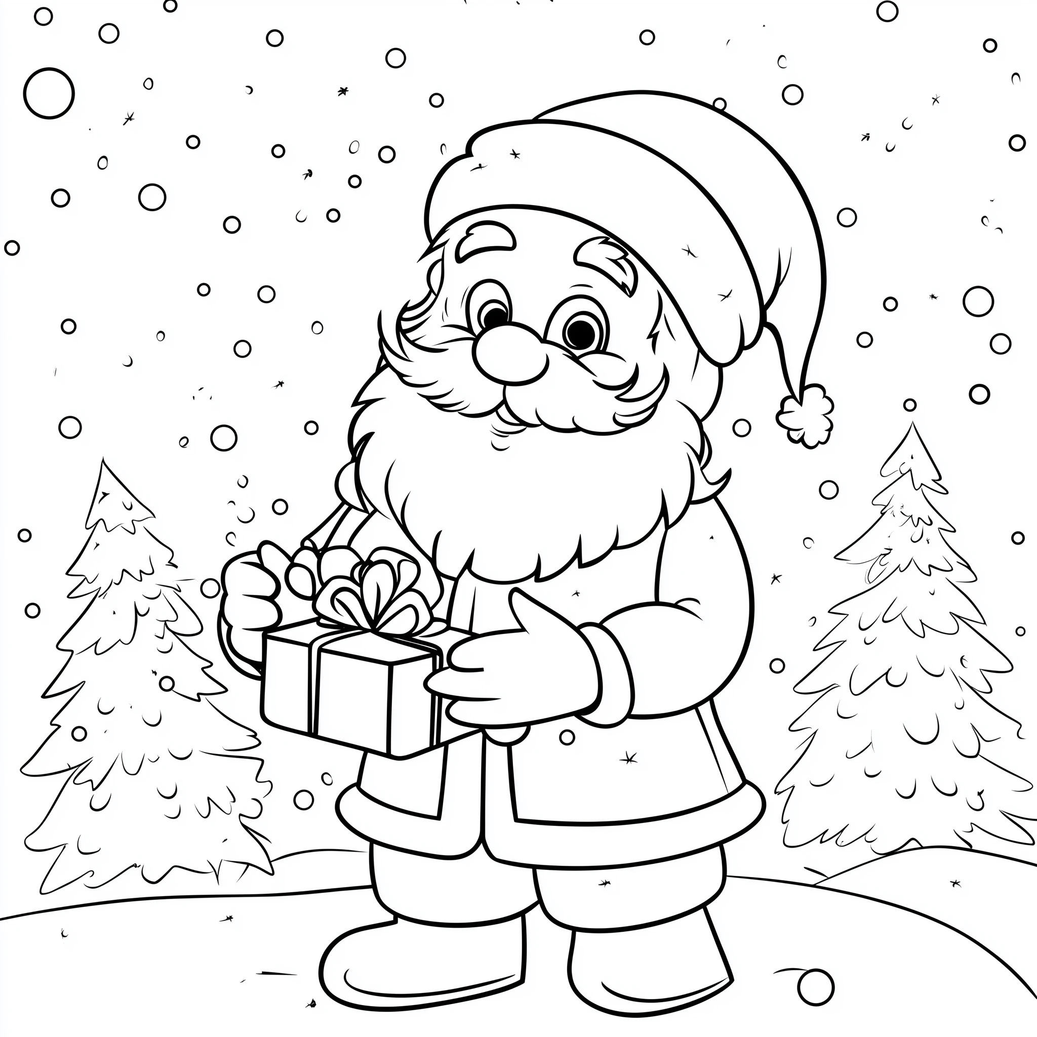 Coloriage Saint Nicolas Imprimer Le Gentil Saint