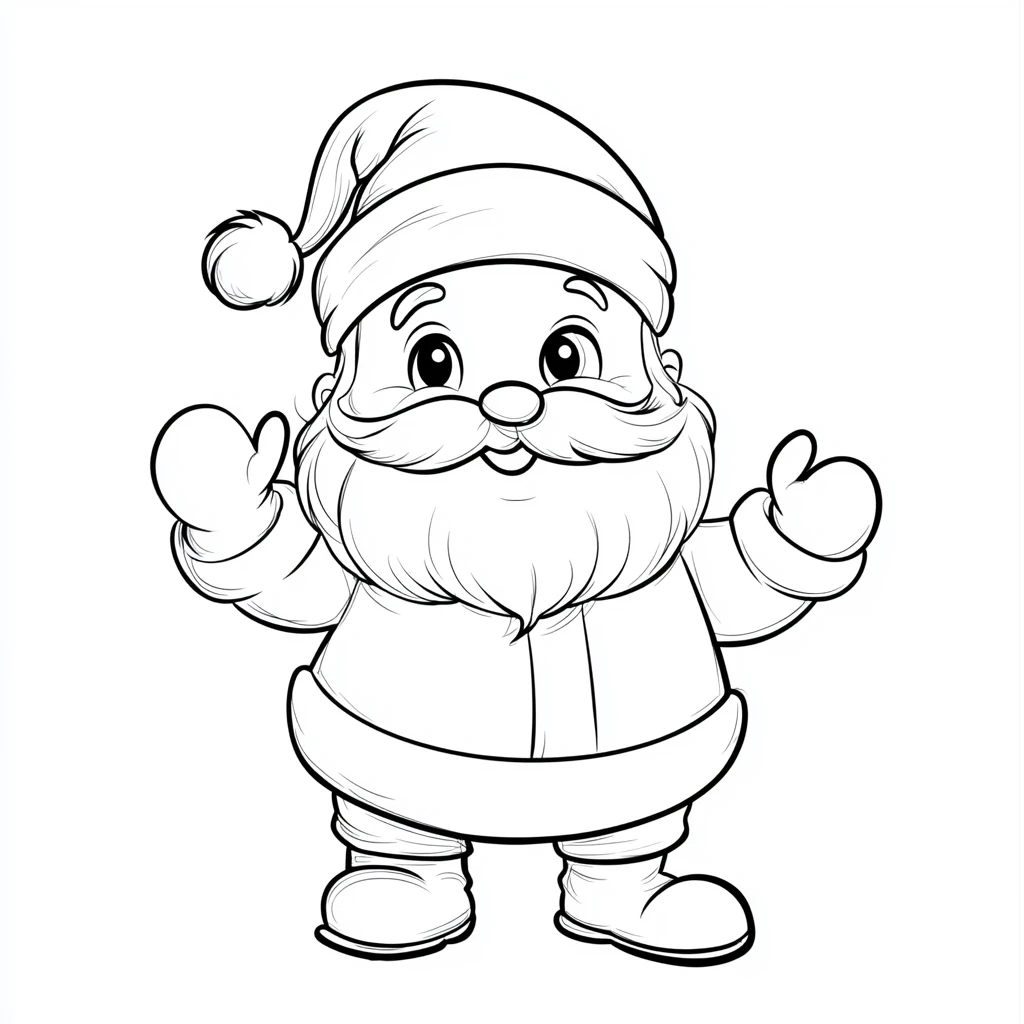 coloriage Saint Nicolas a dessiner en ligne