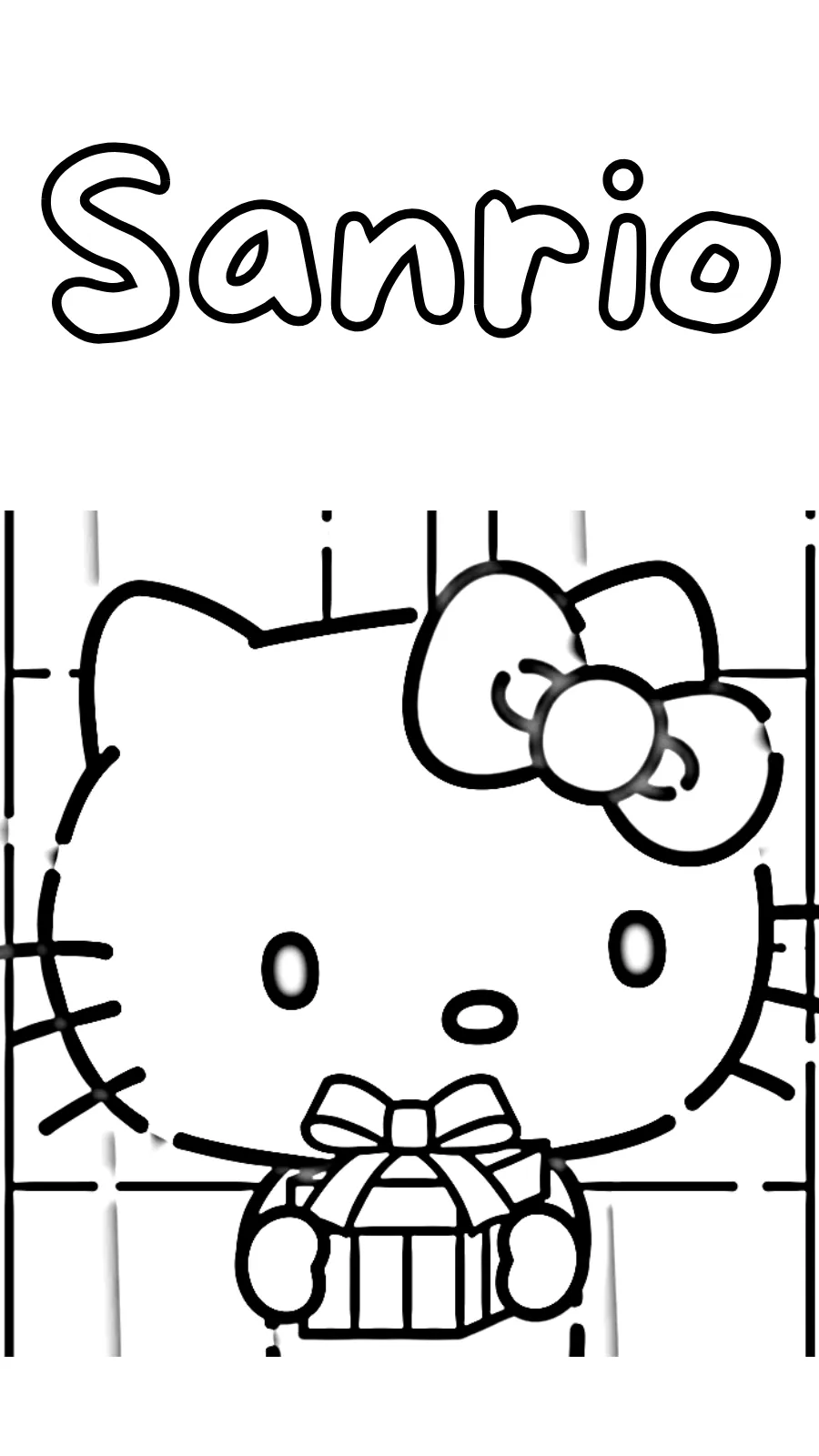 coloriage Sanrio pour enfants a imprimer