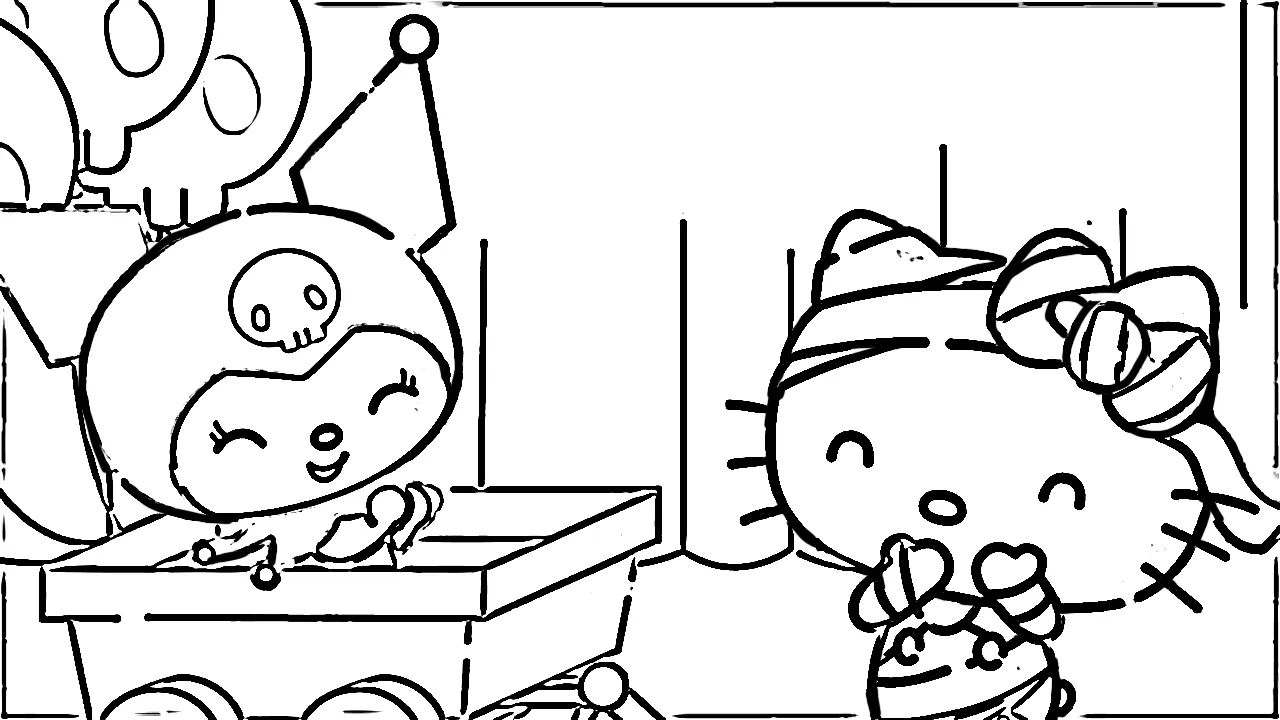 imprimer coloriage Sanrio