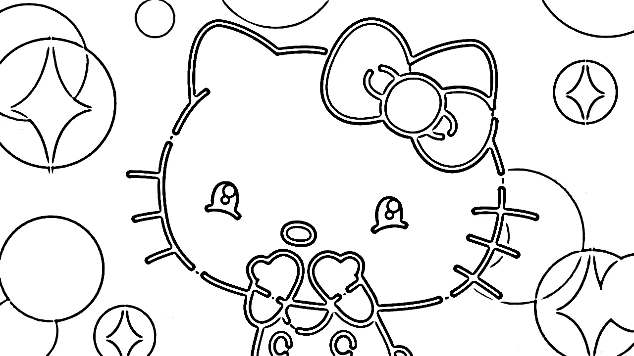 coloriage Sanrio gratuit pour enfants