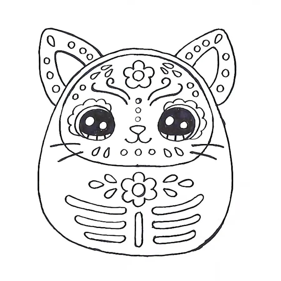 coloriage Squishmallow gratuit pour enfants 1