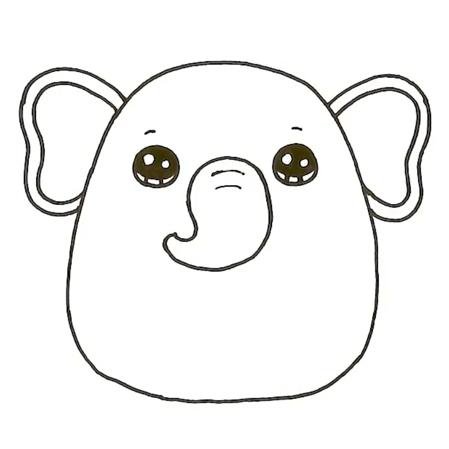 coloriage Squishmallow à imprimer gratuitement pdf