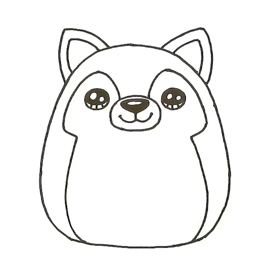 coloriage Squishmallow gratuit a imprimer