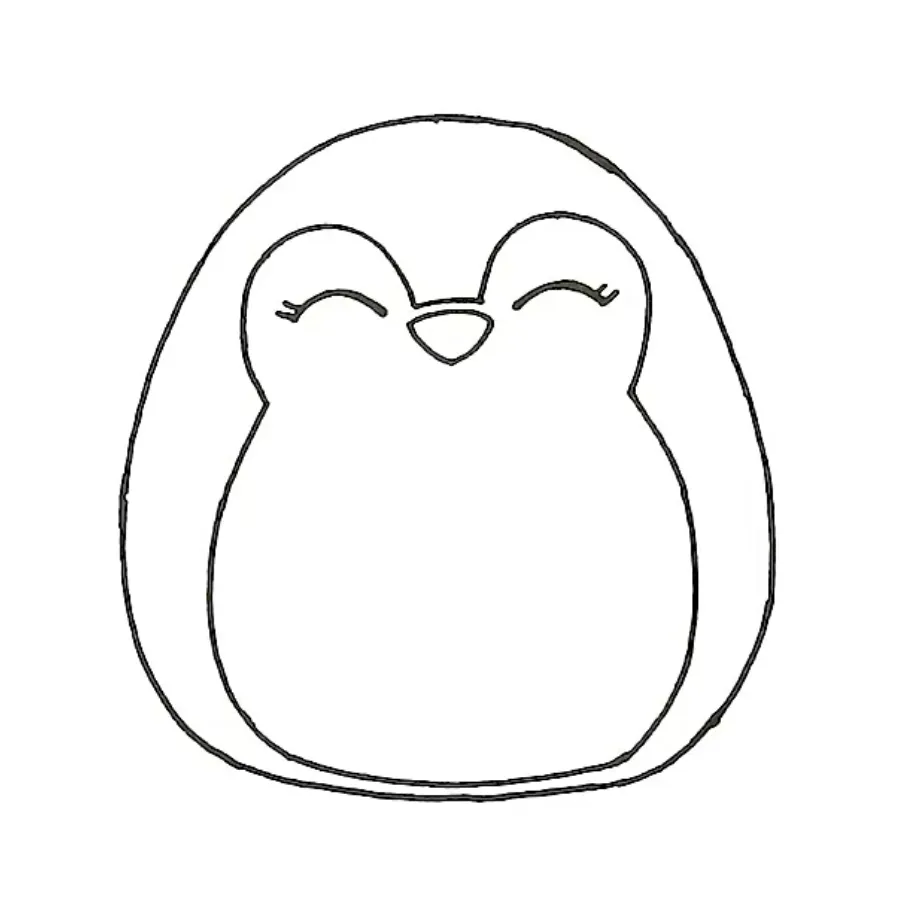 coloriage Squishmallow gratuit à imprimer