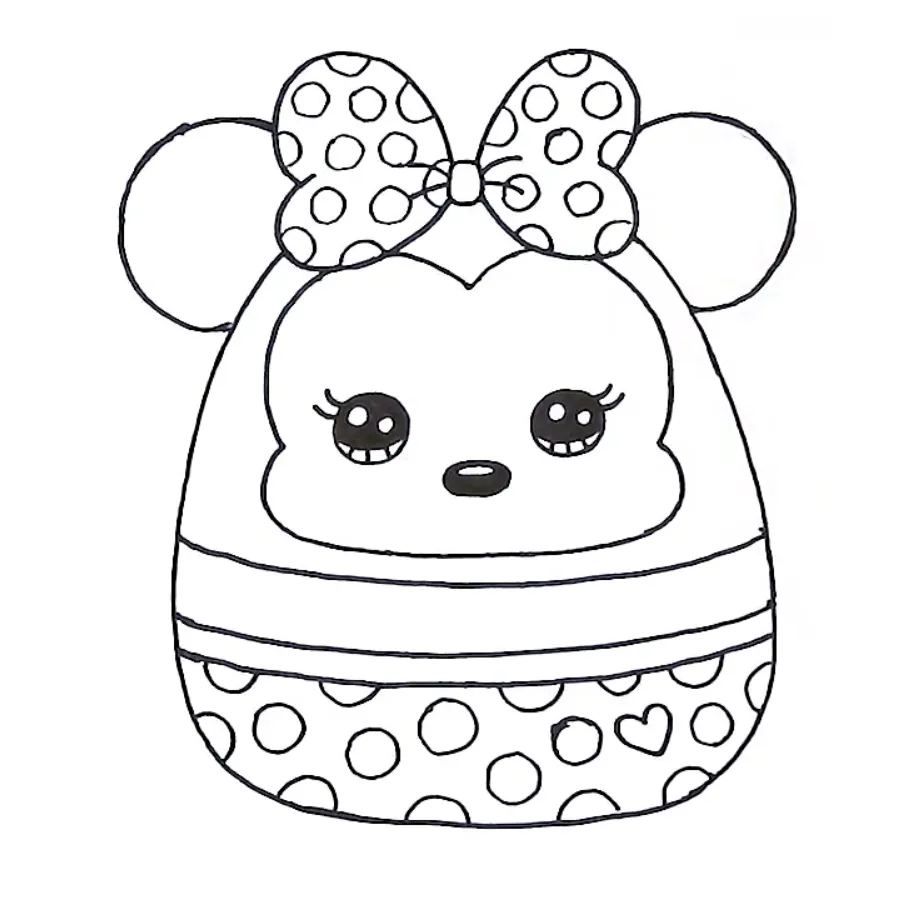 coloriage Squishmallow gratuit 1