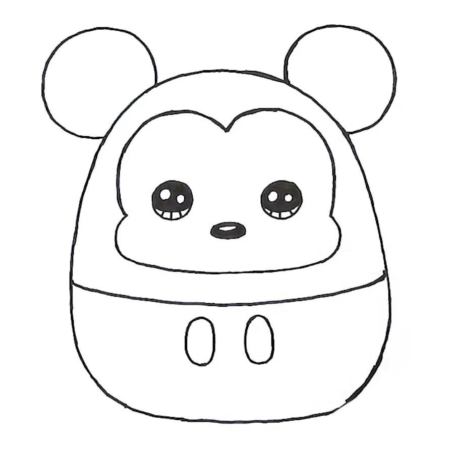 coloriage Squishmallow pour enfants a imprimer gratuit