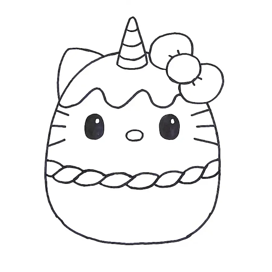 coloriage Squishmallow pour enfant 1