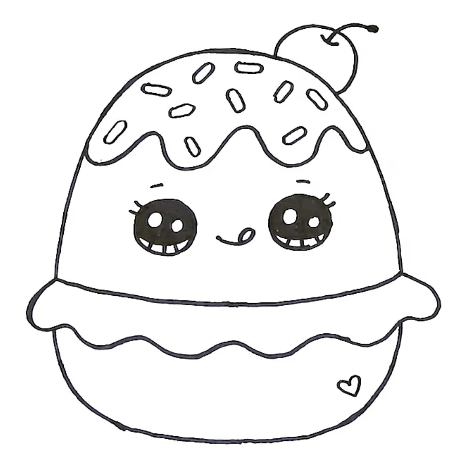 coloriage Squishmallow pour enfants a imprimer gratuit 1