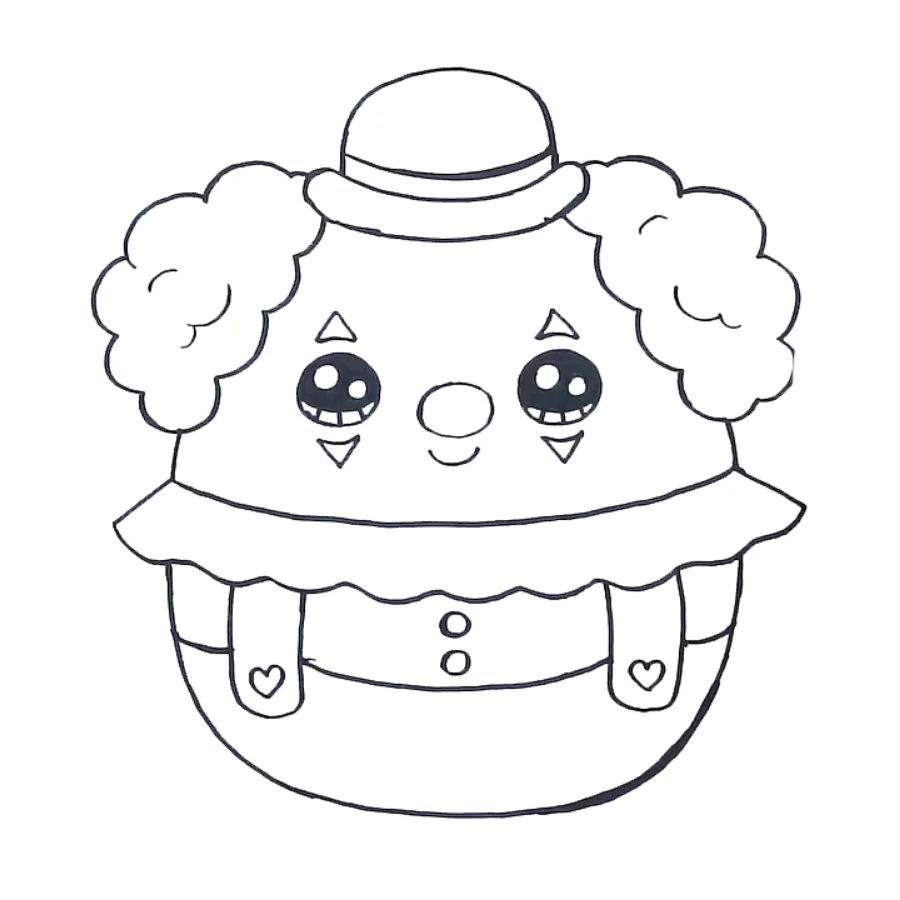 coloriage Squishmallow à imprimer pour enfant de 9 ans 1