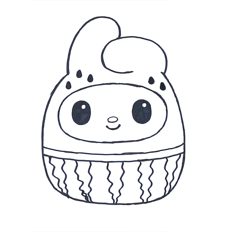 coloriage Squishmallow a colorier en ligne gratuitement