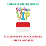 Coloriagevip.com Endonezya'ya varıyor ve ilk Asya dilini kutluyor!