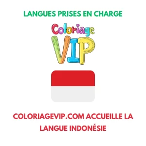 Coloriagevip.com débarque en Indonésie et célèbre sa première langue asiatique !