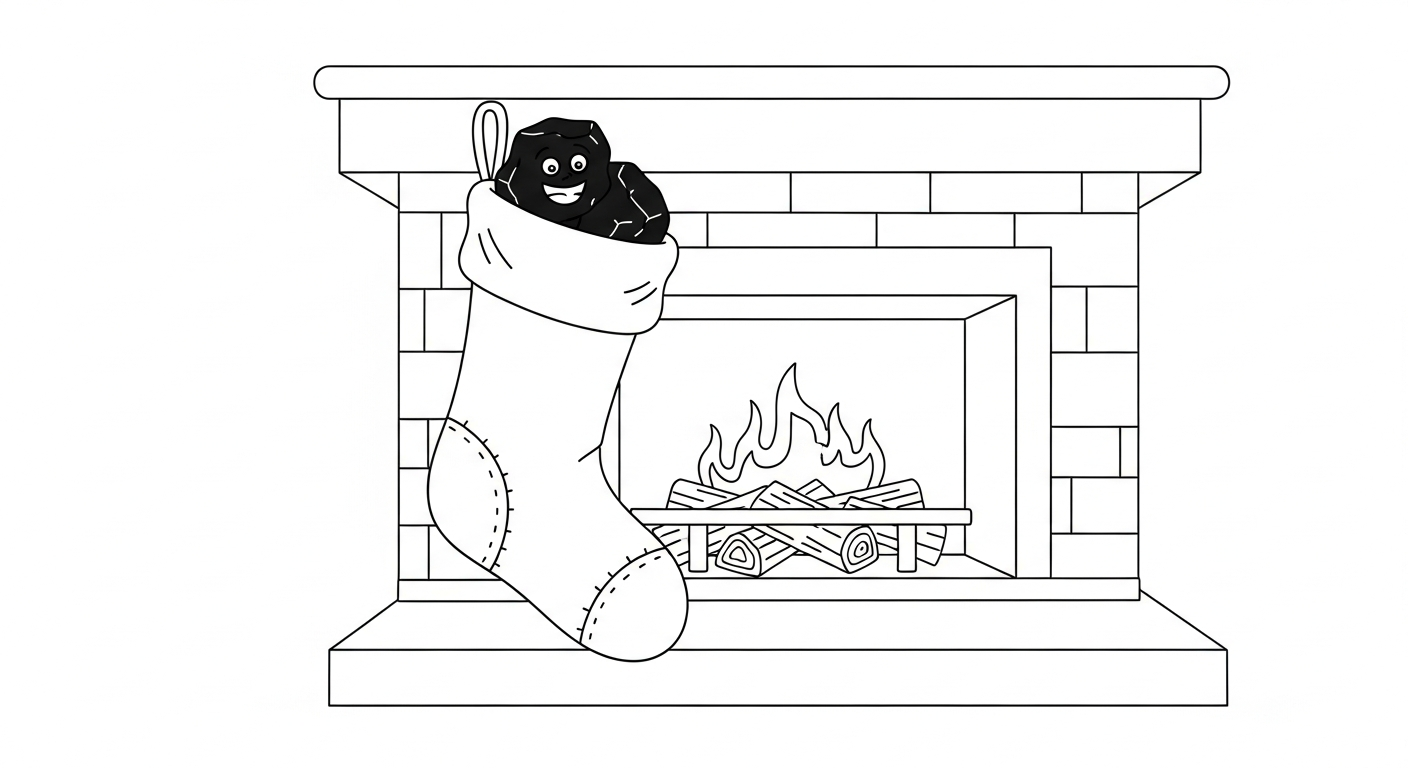 coloriage Chaussette de Noël update pour enfant de 10 ans