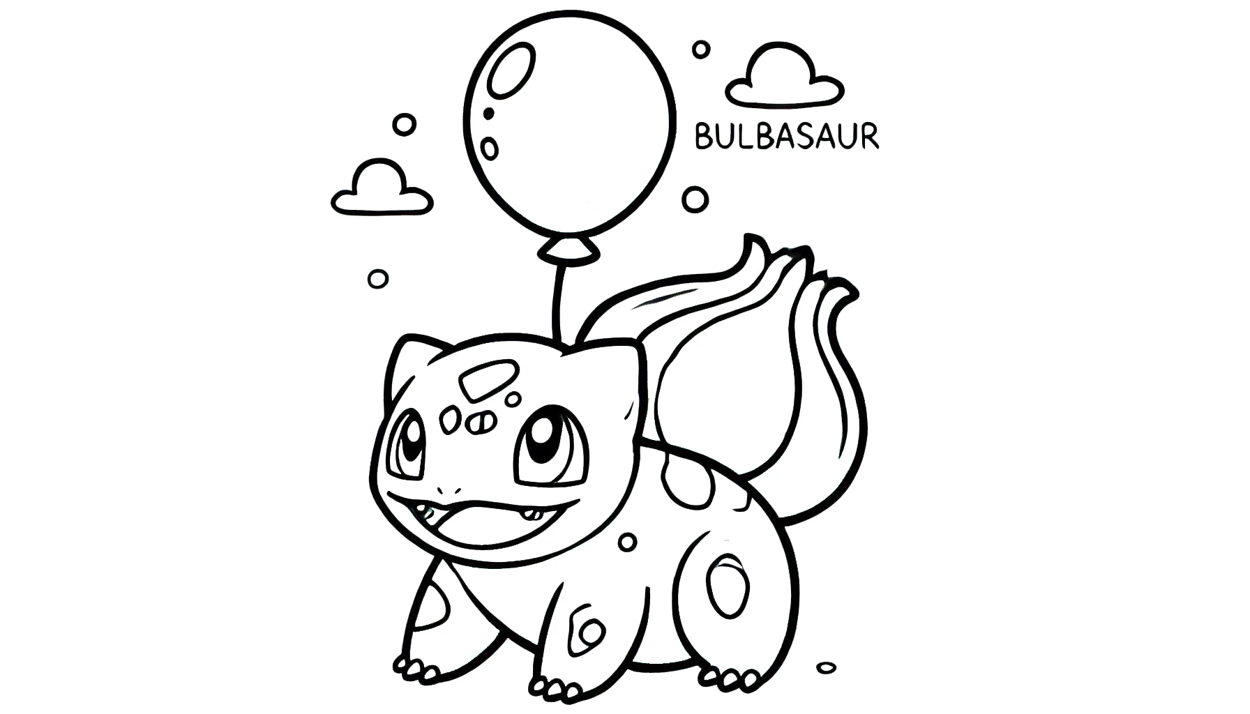 coloriage Bulbizarre en ligne pour enfant 2