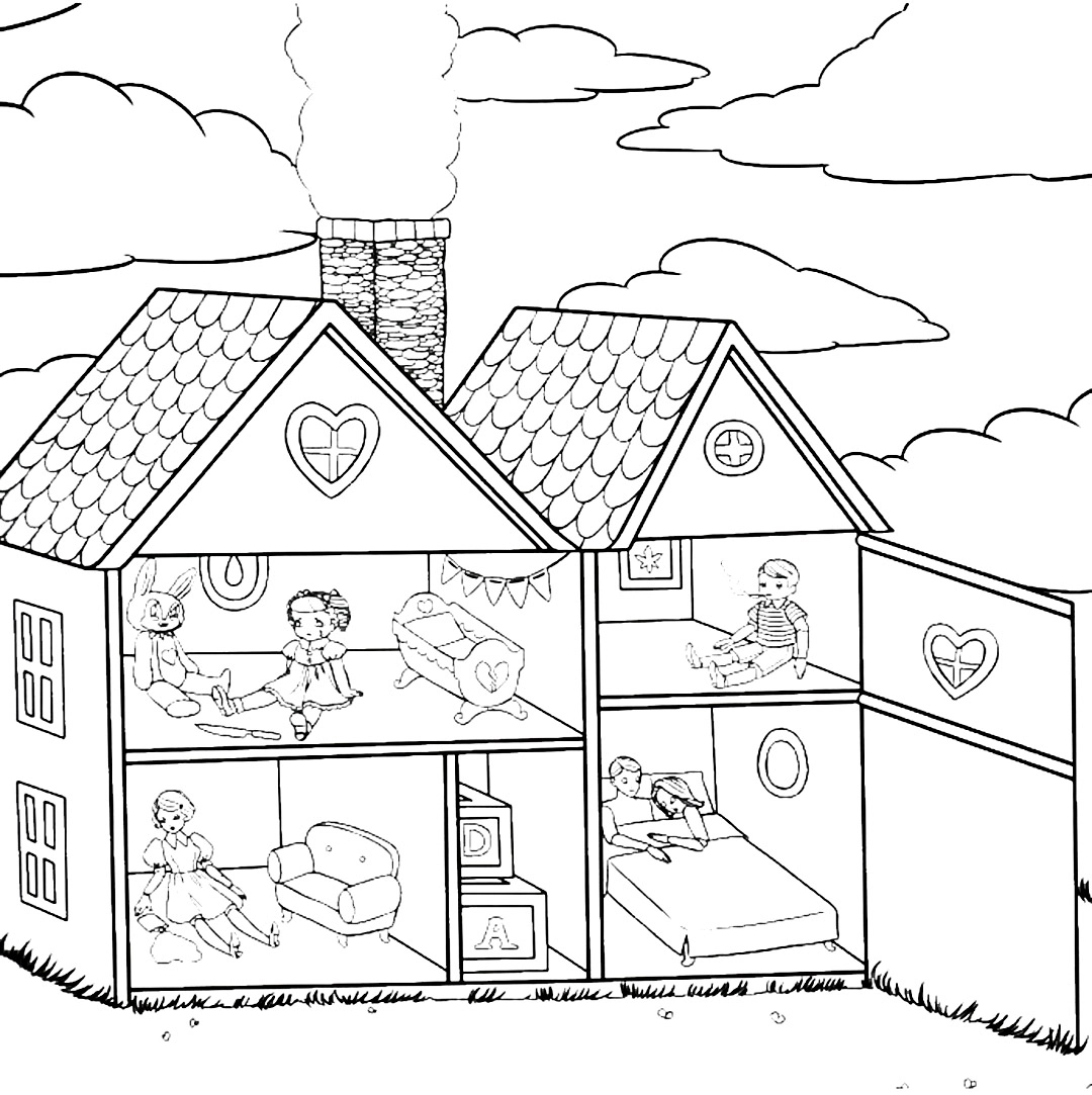 image de coloriage Cry Baby pour enfant 2