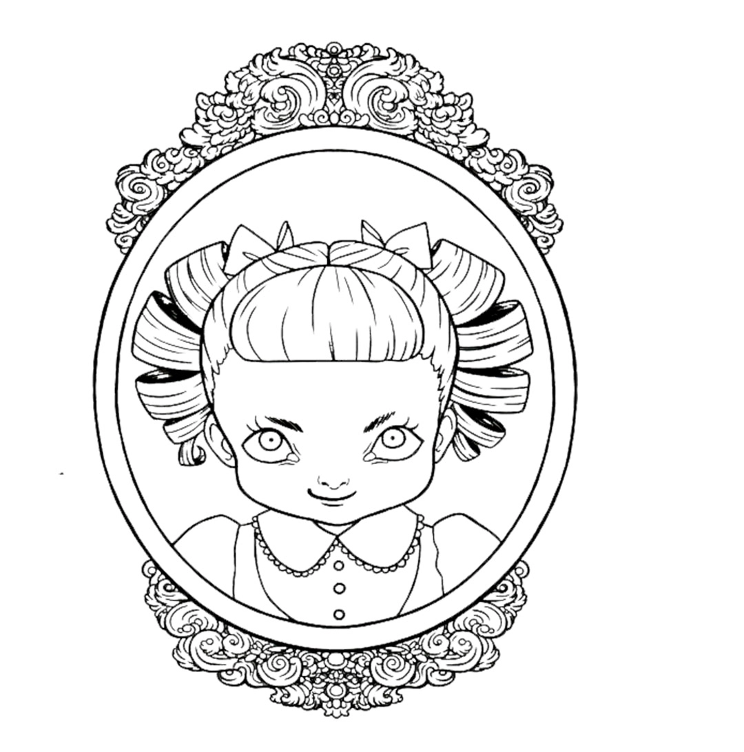 image pour coloriage Cry Baby enfant