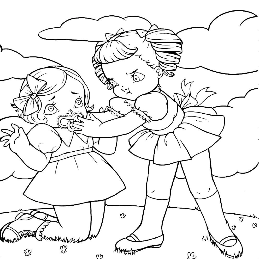 coloriage Cry Baby à imprimer pdf