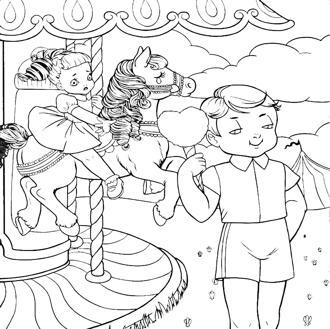 coloriage Cry Baby pour enfant de 6 ans