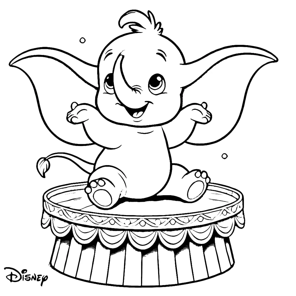 coloriage Disney Bébé pour enfant gratuit