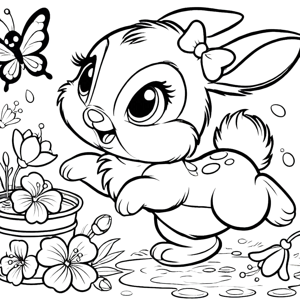 coloriage Disney Bébé en ligne