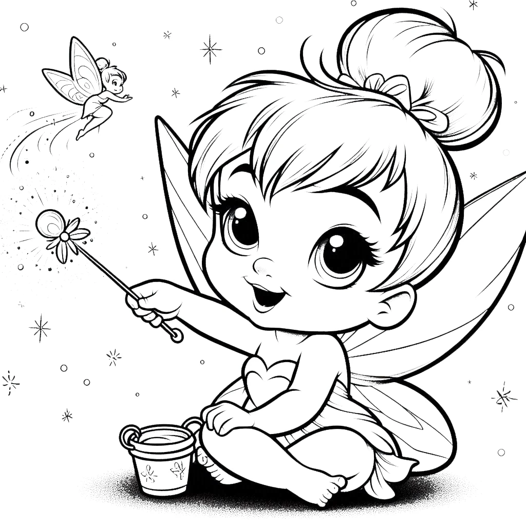 coloriage Disney Bébé pour primaire 1