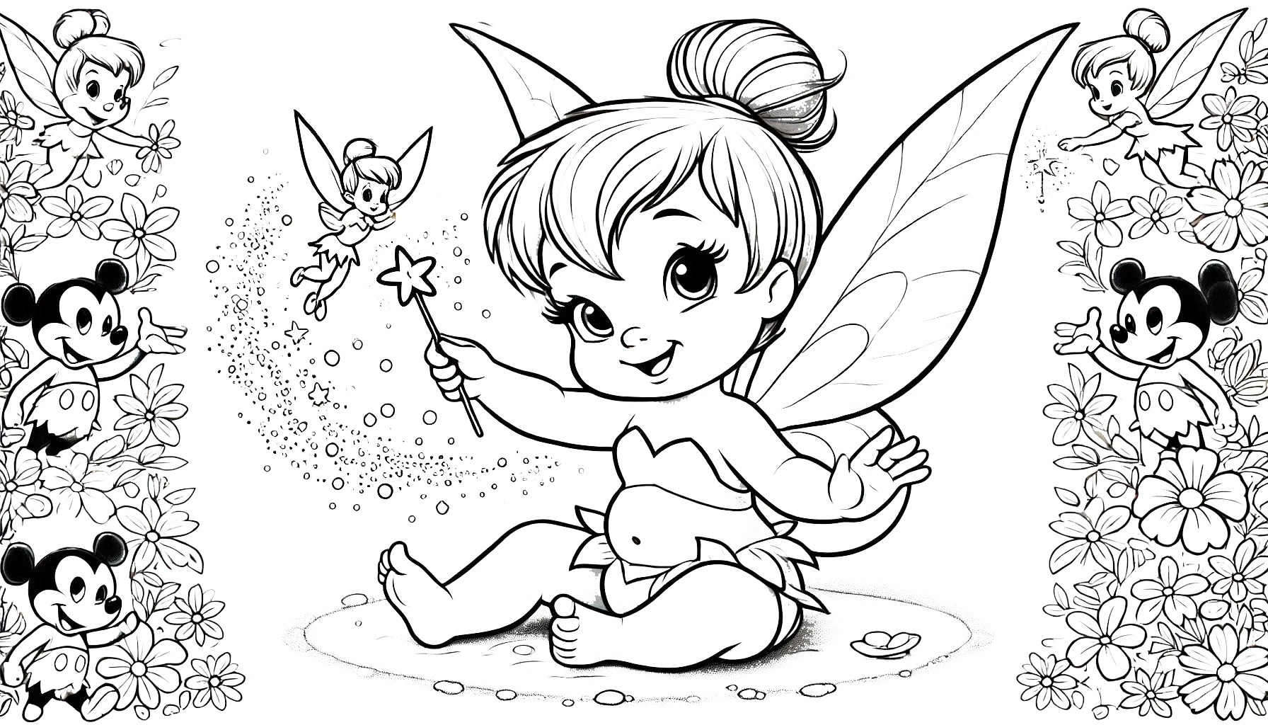 coloriage Disney Bébé a colorier en ligne gratuitement