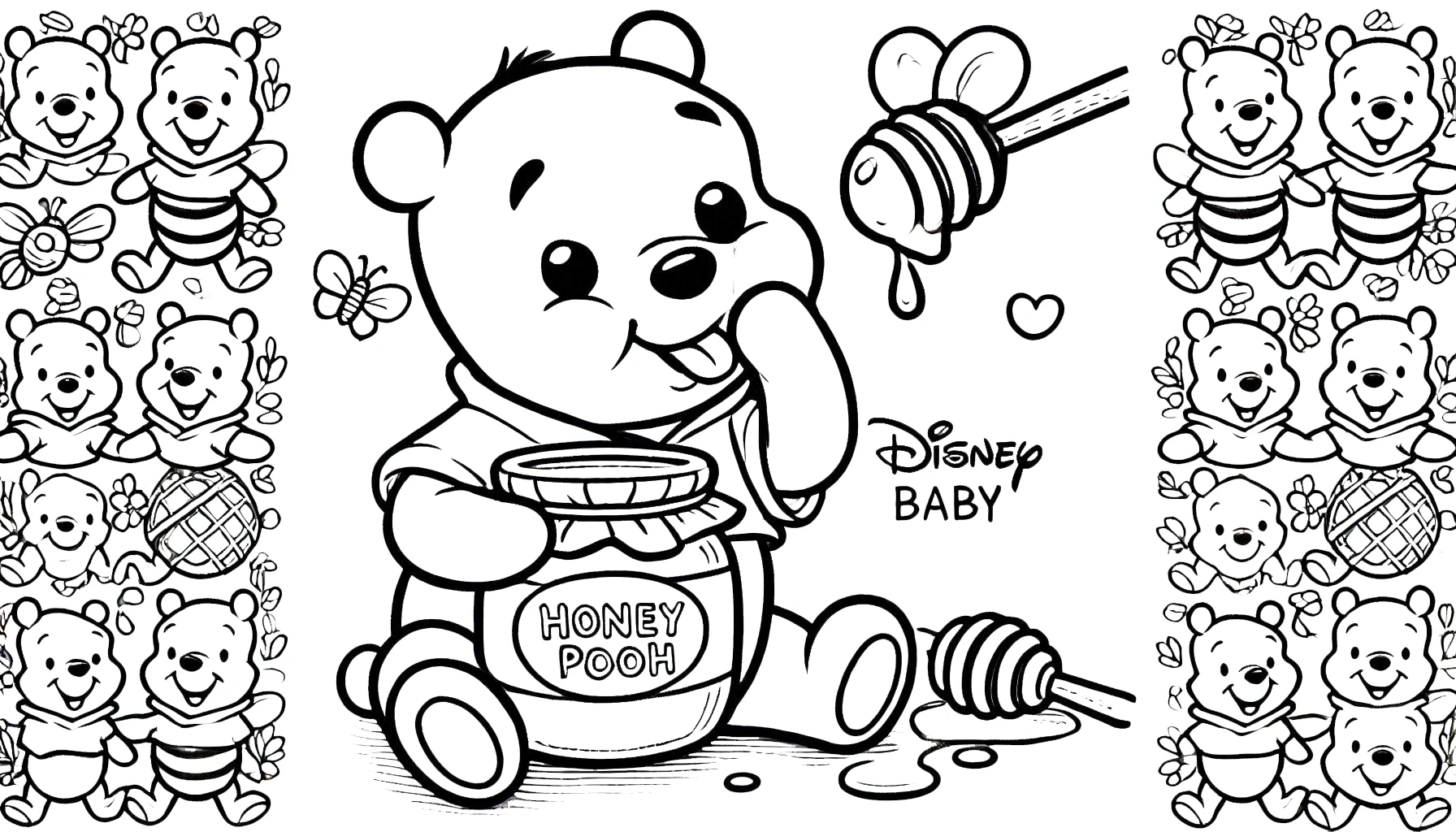 coloriage Disney Bébé pour enfants a imprimer gratuit