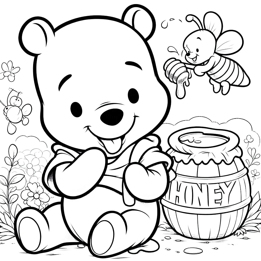 coloriage Disney Bébé pour primaire 2