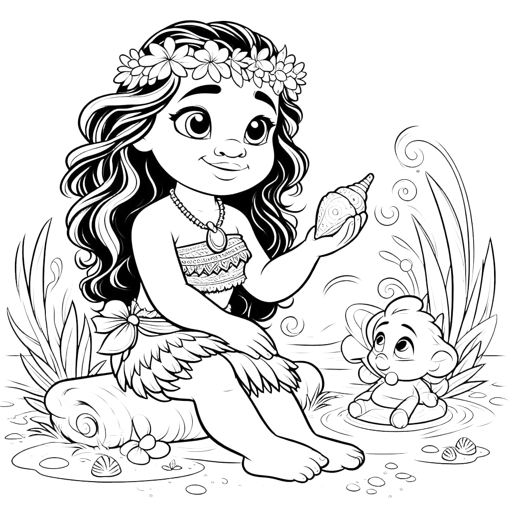 coloriage Disney Bébé à imprimer a4