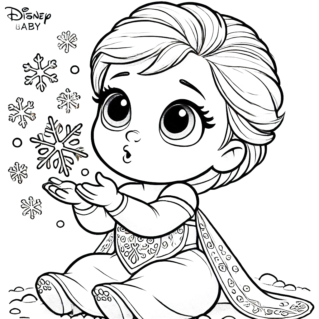 coloriage Disney Bébé et dessin a imprimer 1