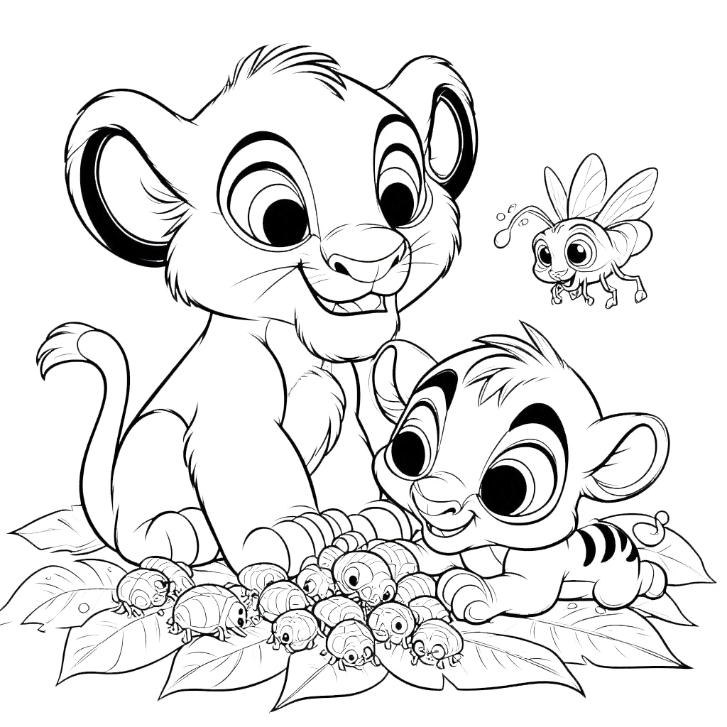 coloriage Disney Bébé pour enfant a imprimer gratuit 1