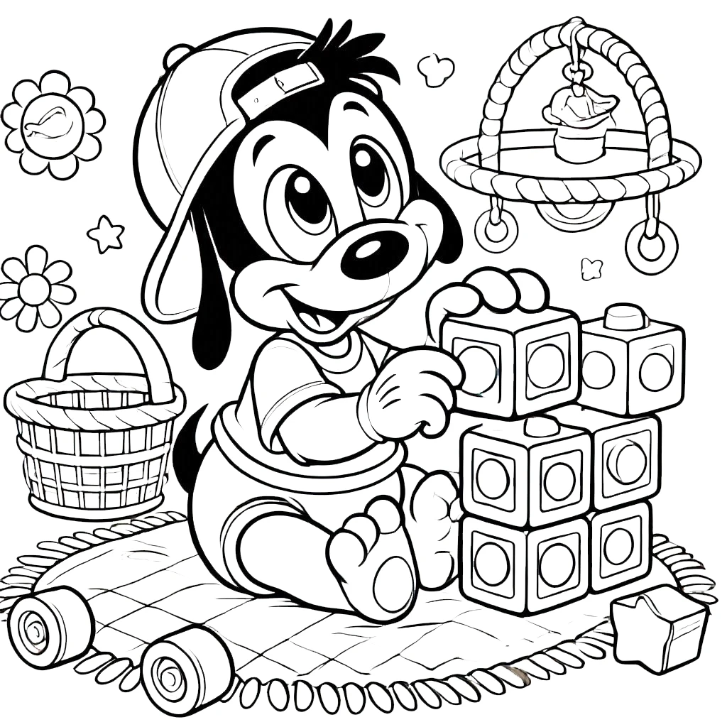 coloriage Disney Bébé gratuit pour enfants