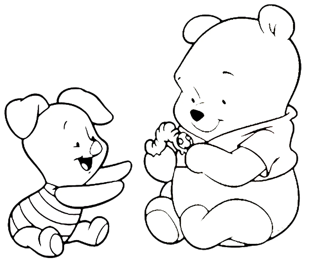 coloriage Disney Bébé a imprimer gratuitement