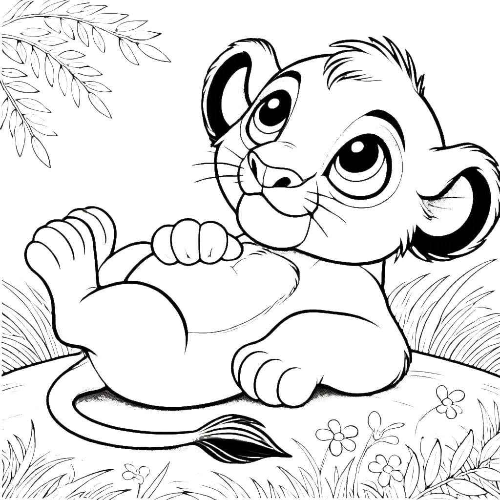 coloriage Disney Bébé gratuit a imprimer