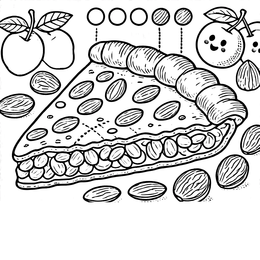 coloriage Galette des rois à imprimer pour enfant de 7 ans