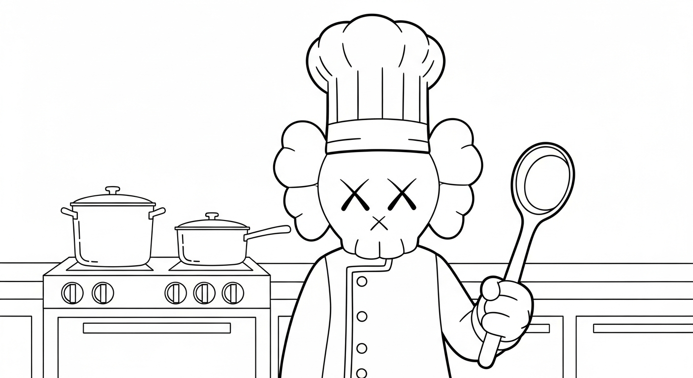 coloriage KAWS updated en ligne
