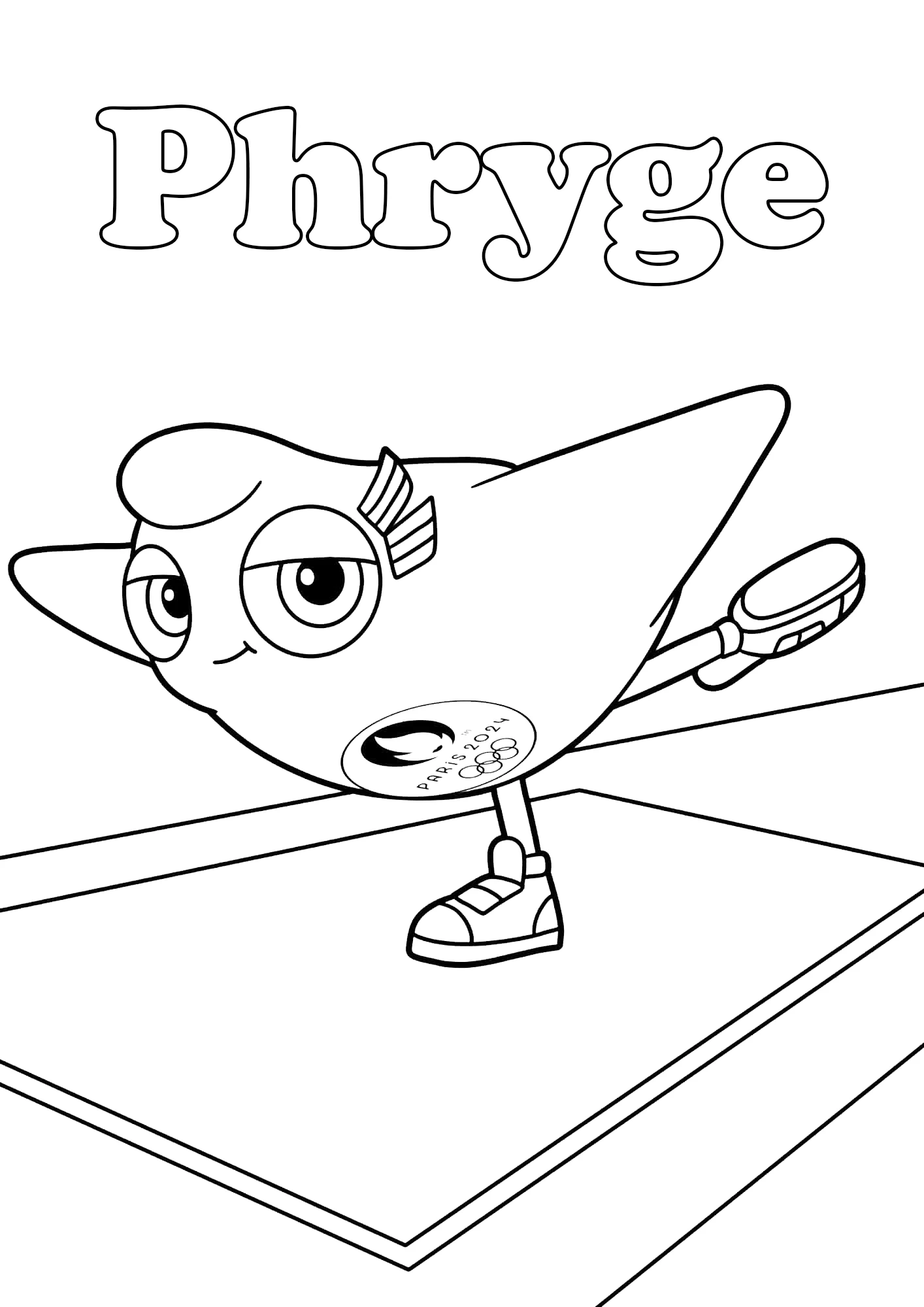 coloriage Phryge à imprimer pdf gratuit