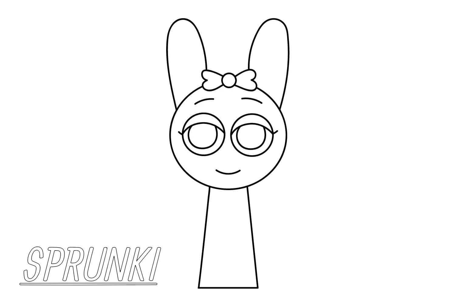 coloriage Sprunki et dessin a imprimer 1